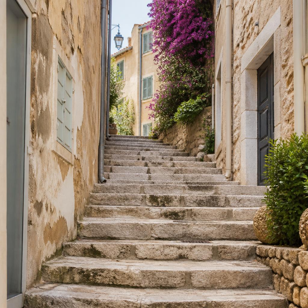 Village stairs